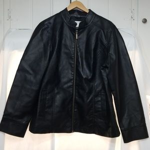 Christopher and Banks XL Pleather jacket
